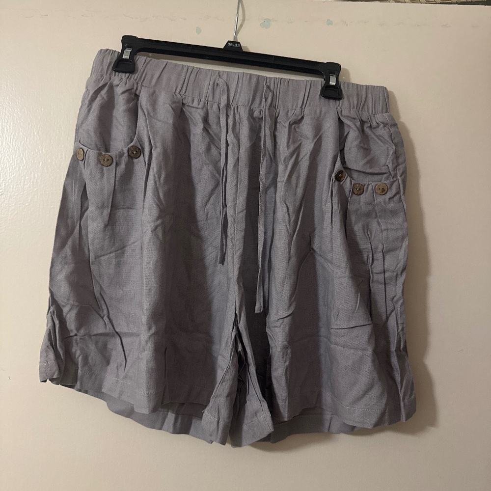 Grey shorts NWOT
